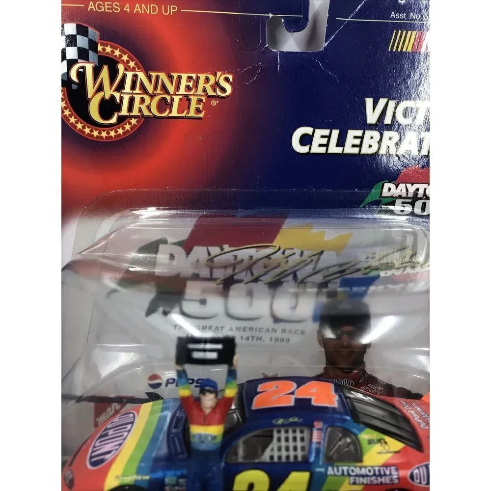 Jeff Gordon #24  NASCAR Winners Circle 1999 Victory Celebration Daytona 500.